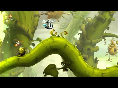 Rayman Legends 100% Walkthrough Part 12 - World 2 Musical Stage - Orchestral Chaos