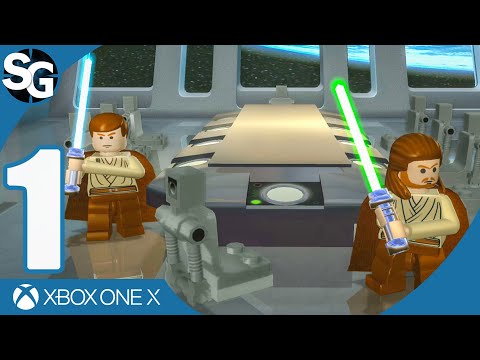 LEGO Star Wars: The Complete Saga Walkthrough Gameplay (No Commentary) | The Phantom Menace - Part 1
