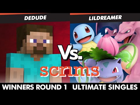 Scrims Showdown 45 - DeDude (Steve) Vs. LilDreamer (Pokémon Trainer) SSBU Ultimate Tournament