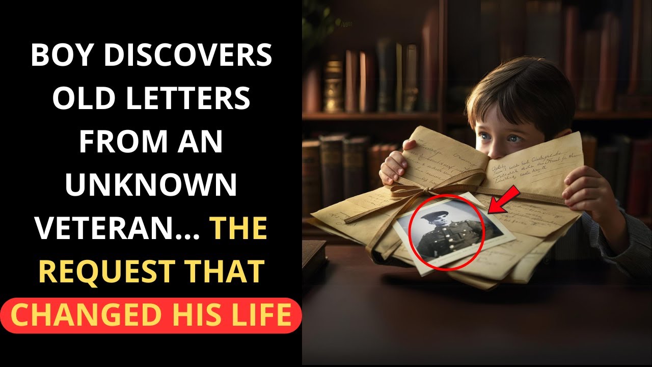 Boy Discovers Old Letters From An Unknown Veteran... The Request That Changed His Life