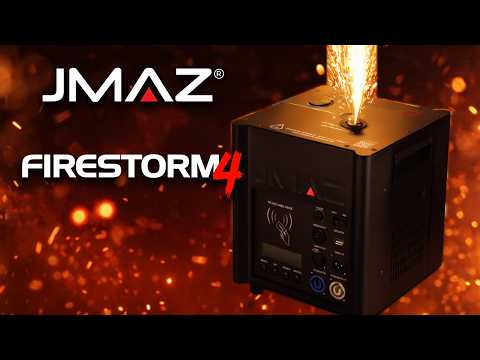 JMAZ FIRESTORM F4 PACKAGE Dual Cold Spark Machines Rugged Rolling Case / Remotes image 21