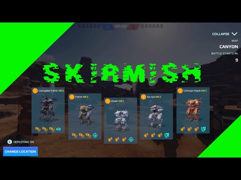 Skirmish Gameplay (Ao Jun, Hawk, Fafnir) | War Robots