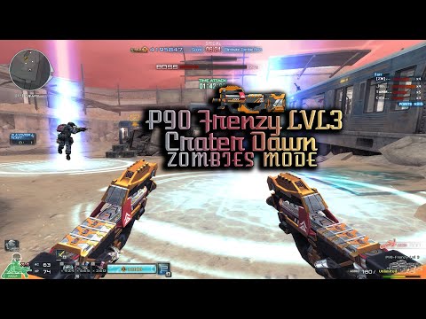Crossfire West | P90 Frenzy lvl 3 Crater Dawn Zombie Mode Game played