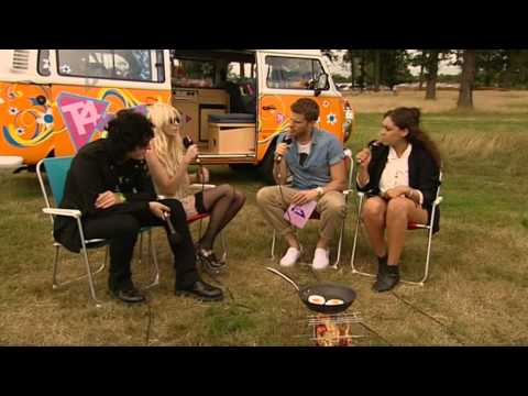 The Pretty Reckless - T4 interview (V Festival - 22nd August, 2010)