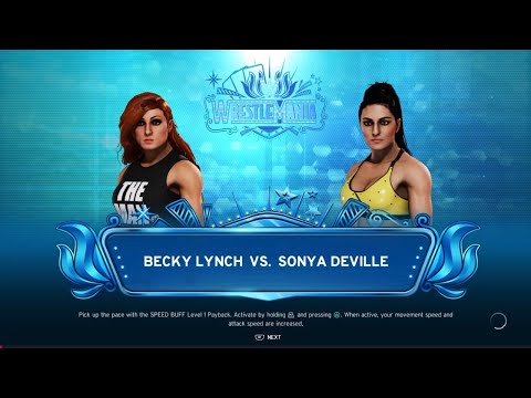 BECKY LYNCH VS SONYA DEVILLE|EP 43|WWE 2K20
