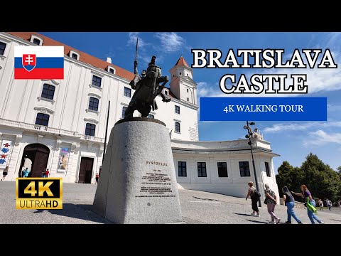 Bratislava Castle, Slovakia 🇸🇰 Summer Walking Tour 2025【4K 60FPS】