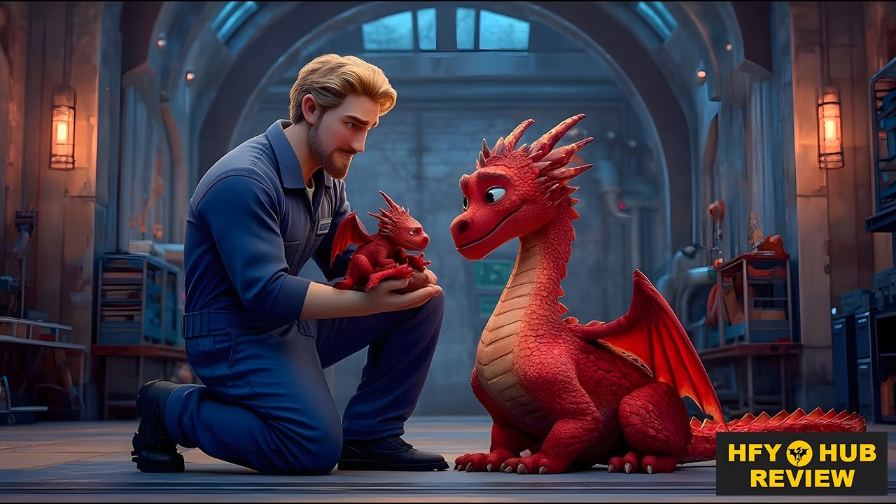 A Mother Dragon Pleaded for Help and Only a Human Janitor Dared to Save Her Child