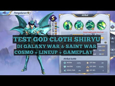 NYOBAIN GOD CLOTH SHIRYU DI GALAXY DAN SAINT WAR - SAINT SEIYA AWAKENING