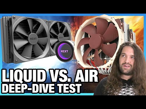 Liquid Cooling vs. Air Cooling Benchmark In-Depth (NH-D15, NZXT X62, &amp; More)