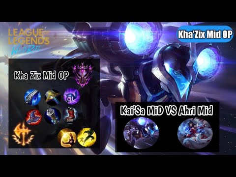 LOLWILDRIFT Kai'Sa Mid VS Ahri Mid Patch 3.1 (Thailand)
