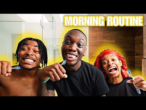 MORNING ROUTINE FT CHRIS AND NIA *UNCUT*