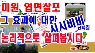 미원 엽면시비 그 효과에 대한 시시비비 소고... 과학적으로, 논리적으로 한 개씩 살펴봅시다(엽면살포에 대한…