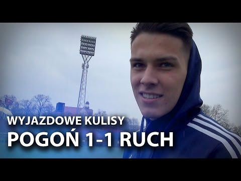 WYJAZDOWE KULISY: Pogoń Szczecin 1-1 Ruch (15.04.2016 r.)