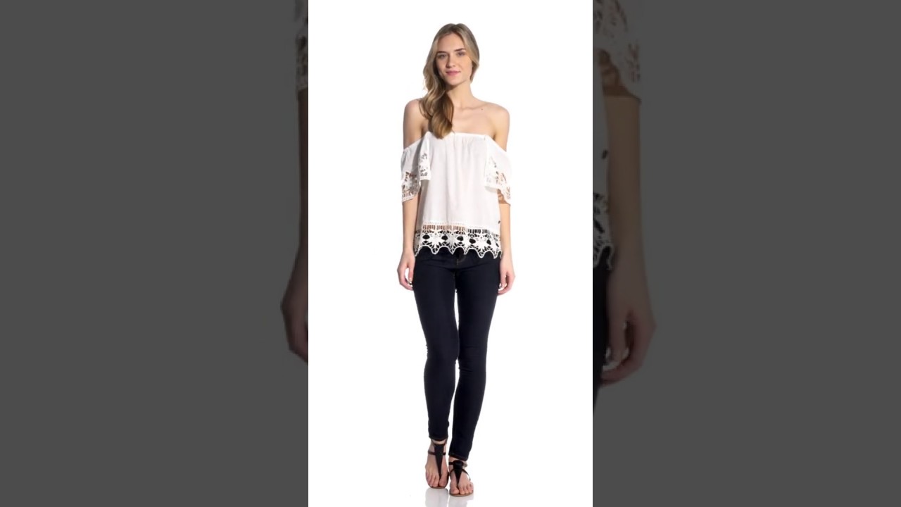 Roxy Second Wave Off The Shoulder Top | SwimOutlet.com