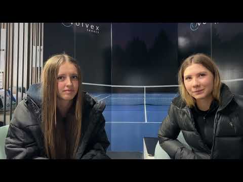 Interjú Vivien Cemanova & Riana Rusnackova (SVK) teniszjátékosokkal