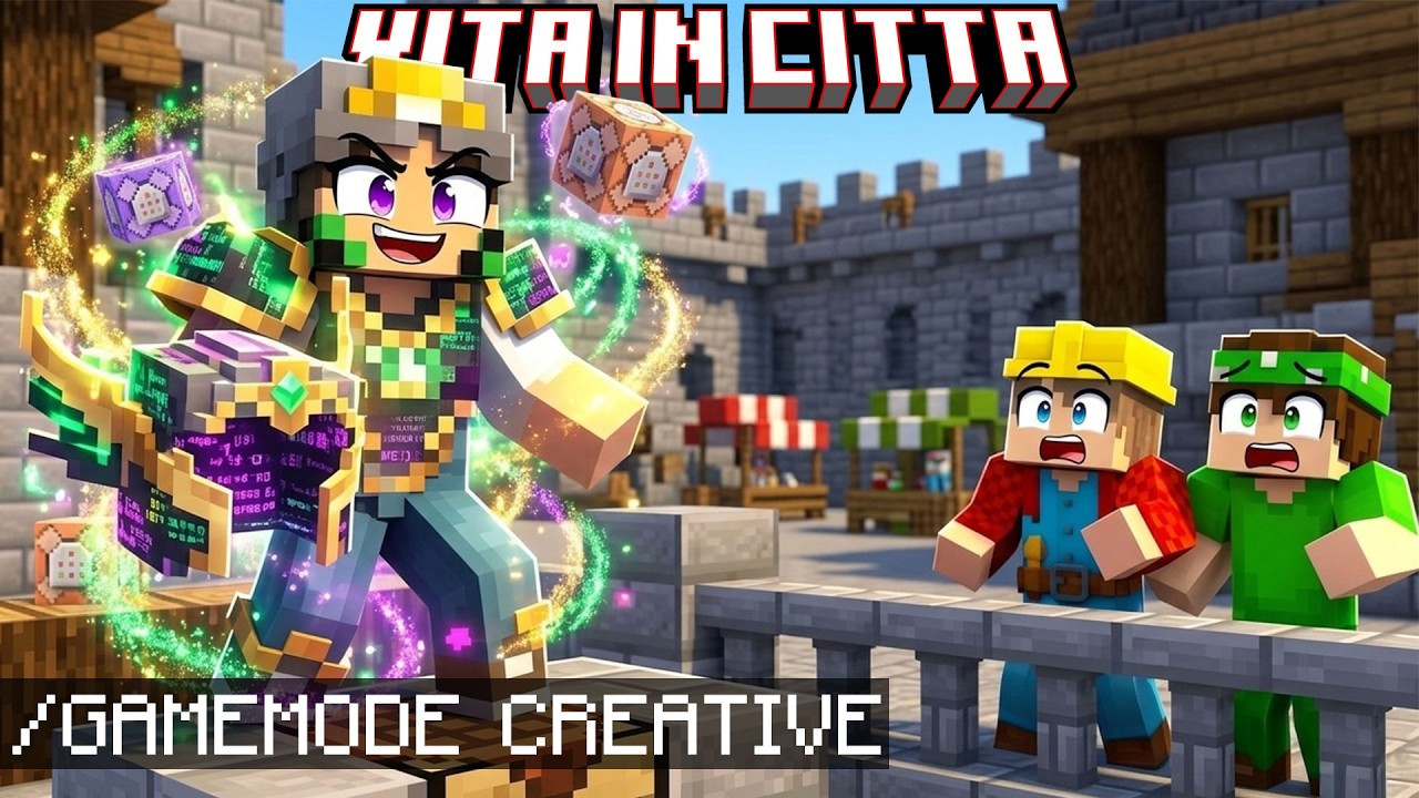 HO COSTRUITO L'ARMATURA DELLA GAMEMODE CREATIVE  - VITA IN CITTÀ 1 REMAKE S3 #31