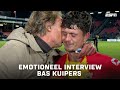 Sterkte Bas! ? Hans Kraay jr. spreekt met Bas Kuipers na een emotionele week