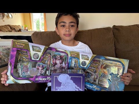Chilling Reign ETB, Palkia and Dialga Vstar premium collection