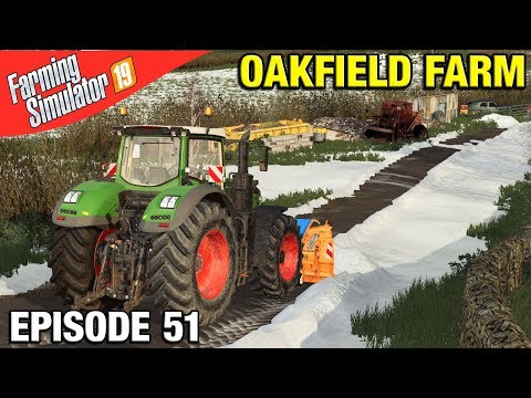 PLOUGHING THE ROADS Farming Simulator 19 Timelapse - Oakfield Farm Seasons FS19 Episode 51