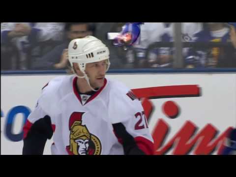 Mike Komisarek Hit on Alex Kovalev - Dec 14th 2009 (HD)