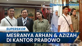Malu-malu Kucing, Begini Momen Kemesraan Pratama Arhan dan Azizah Saat Berkunjung ke Kantor Prabowo