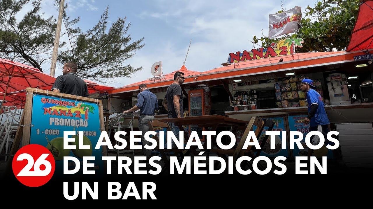 Brasil: investigan ejecución a tiros de 3 médicos en Río de Janeiro