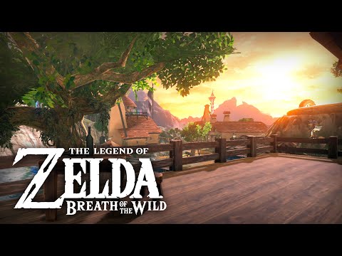 1 Hour of Hateno Village To Study or Relax - Breath of The Wild