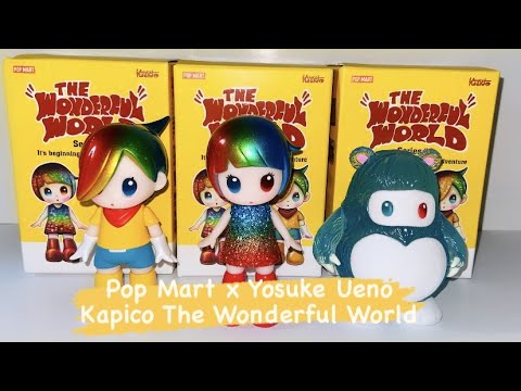 Pop Mart x Yosuke Ueno Kapico The Wonderful World Series Blind Box Toys Review