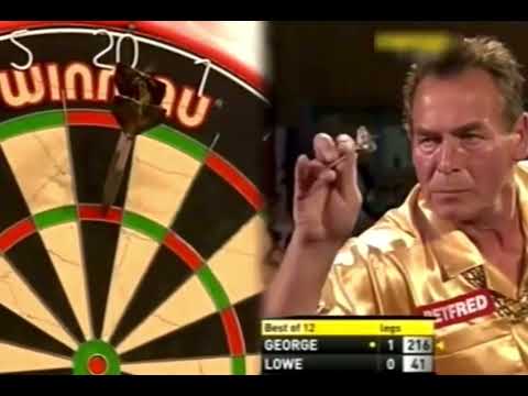 This professional dart player’s celebration