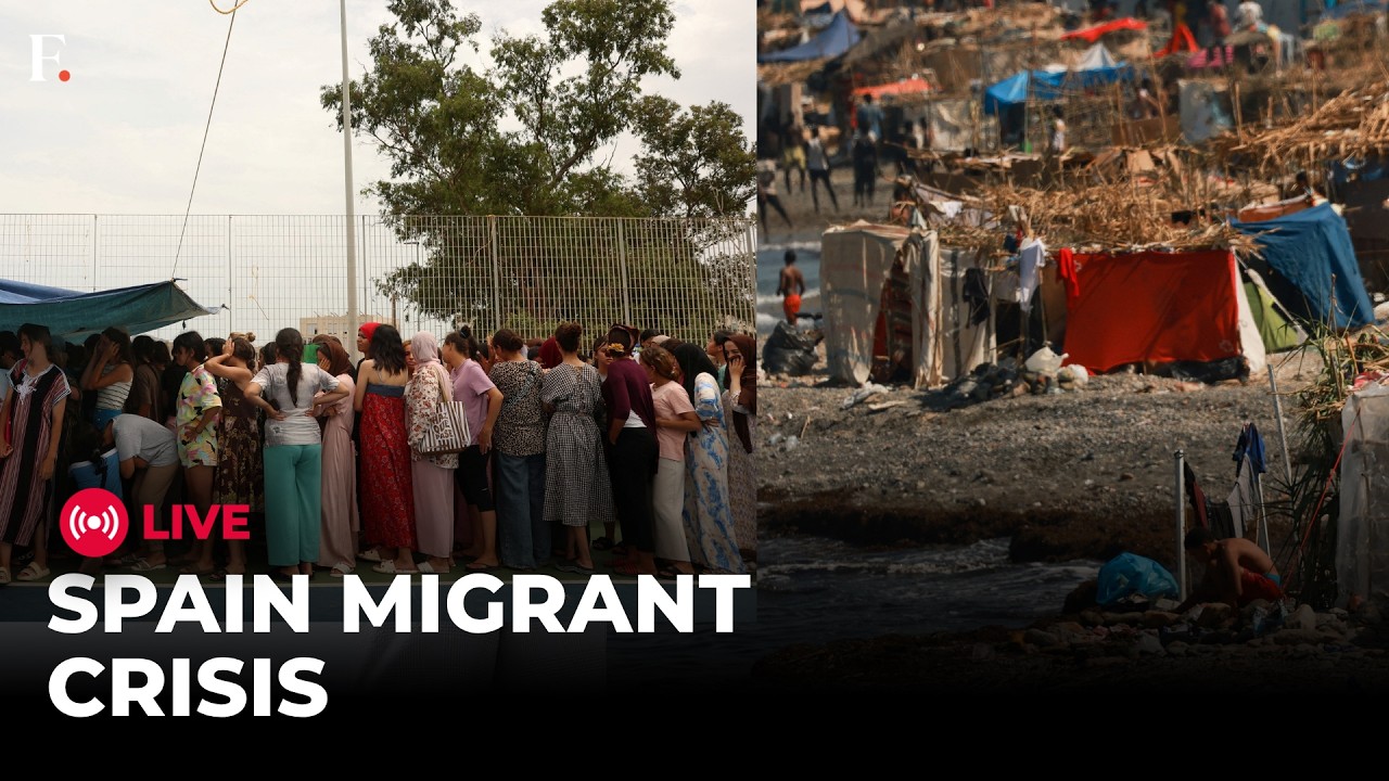 Spain Migrant Crisis LIVE: Moroccan Migrants Arrive at Makeshift Reception