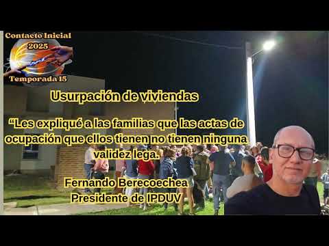 Usurpación de viviendas (Fernando Berecoechea - Presidente IPDUV)
