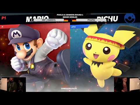 DHDE20 - SBF | Hardys (Mario) Vs. Phapai (Pichu) - Pools A1 WR1 - Ultimate