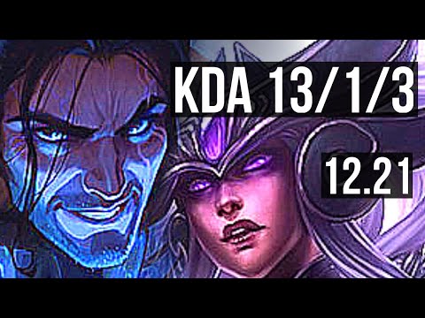 SYLAS vs SYNDRA (MID) | 13/1/3, 66% winrate, Legendary | EUW Master | 12.21