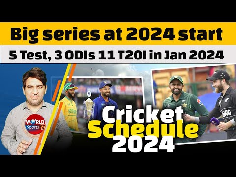 5 Test, 3 ODIs, 11 T20Is schedule in Jan 2024 | cricket schedule 2024