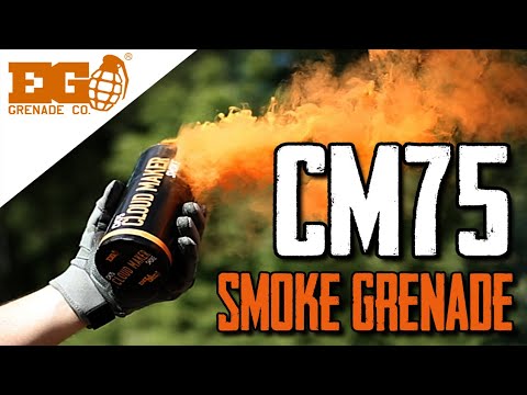 CM75 - Orange Smoke Grenade - Smoke Bomb - Smoke Effect