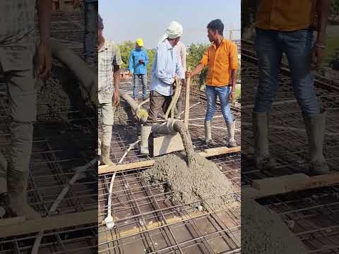 Best RMC technique for filling slabs of bulding #concrete