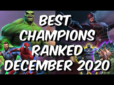 Best Champions Ranked December 2020 - Seatin's Tier List - Marvel Contest of Champions