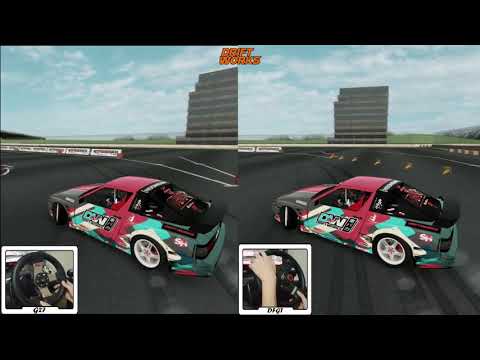 Logitech G27 / Logitech Driving Force GT / Comparison LFS DRIFT 720°