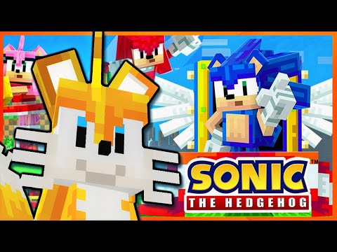 Tails And Sonic Pals - Tails Plays MINECRAFT SONIC DLC & Knuckles
