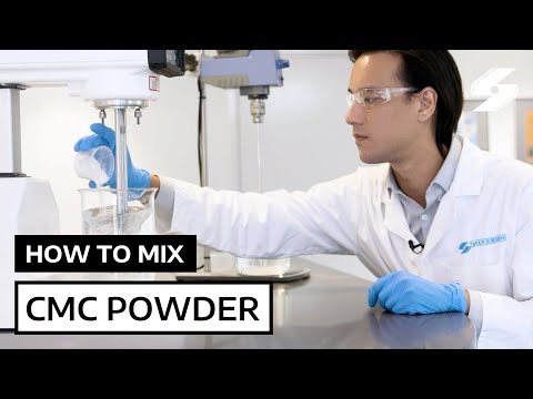 How to Mix CMC (Carboxymethyl cellulose)