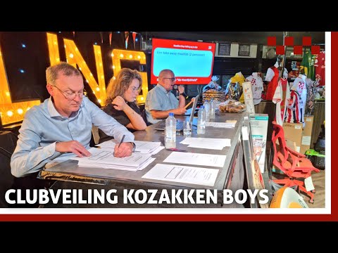 Terugblik op een zeer geslaagde clubveiling bij Kozakken Boys | Kozakken Boys TV