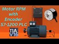 Calculate The Motor RPM With The Encoder Using S7 1200 PLC Session 16 0