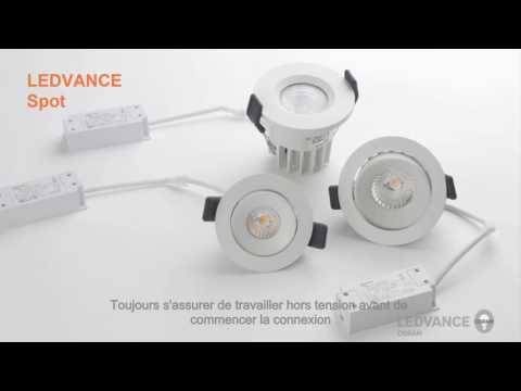 Spot LED orientable 8 W - 3000 K - gradable Ledvance