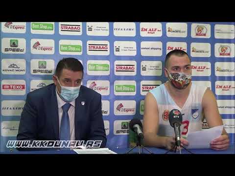 Konferencija za medije nakon utakmice 1.kola KK Dunav - KK Mladost