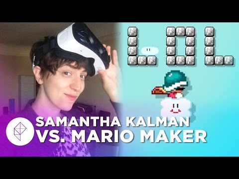 Samantha Kalman Plays Super Mario Maker — Devs Make Mario