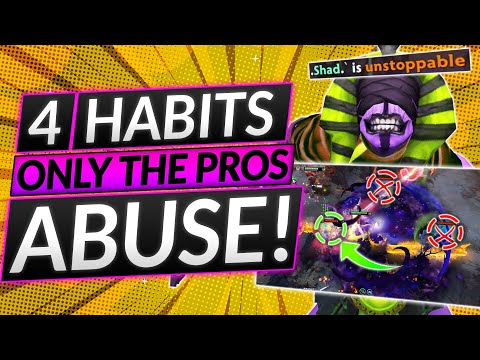 4 HABITS ONLY Tier 1 Pro Players ABUSE - Do This and RANK UP INSTANTLY - Dota 2 Guide