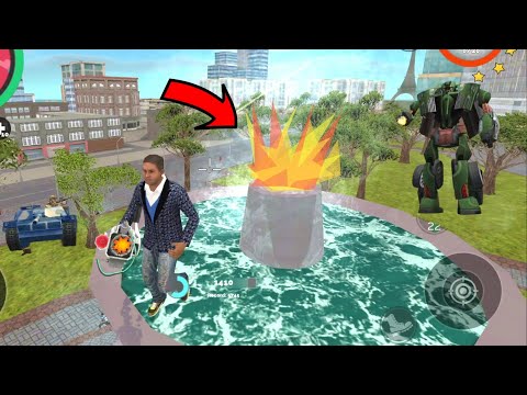 Vegas Crime Simulator 2 - 2.9.6 (Vegas Hero Stuck Fire Fountain) Police Robot - Android Gameplay HD