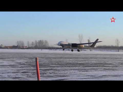 Altair (Altius-M) Russian HALE-class UAV fly-test. Альтаир (Альтиус-М) в полёте.