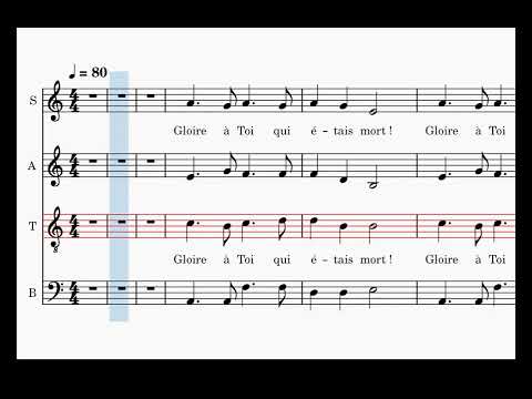 Anamnèse, Messe de St Paul, tenor, Chants de l'Emmanuel (L.E. de Labarthe)