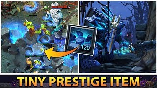 FIRST Pro Gameplay With New TI9 Tiny Prestige Item - EPIC New Avalanche Spell Effect & Animation